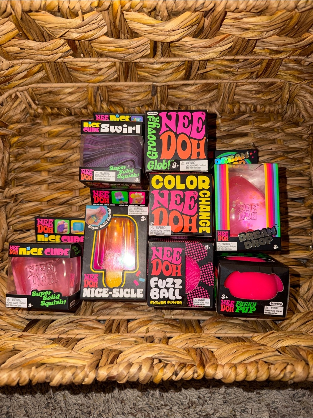 Pink Needoh Viral Bundle - Lot of 8